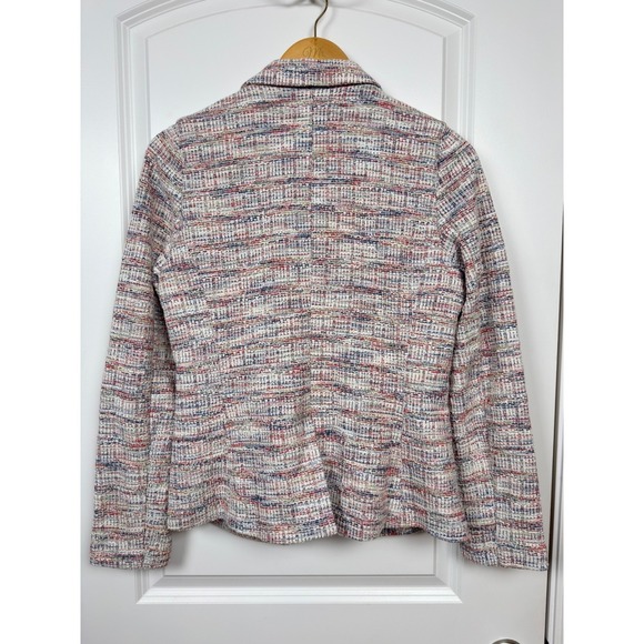 Skies Are Blue Minyonette Knit Jacquard Blazer Off-White Multicolor Small NWT - Picture 2 of 7